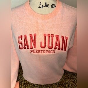 Peach teddy soft San Juan Puerto Rico Sweatshirt